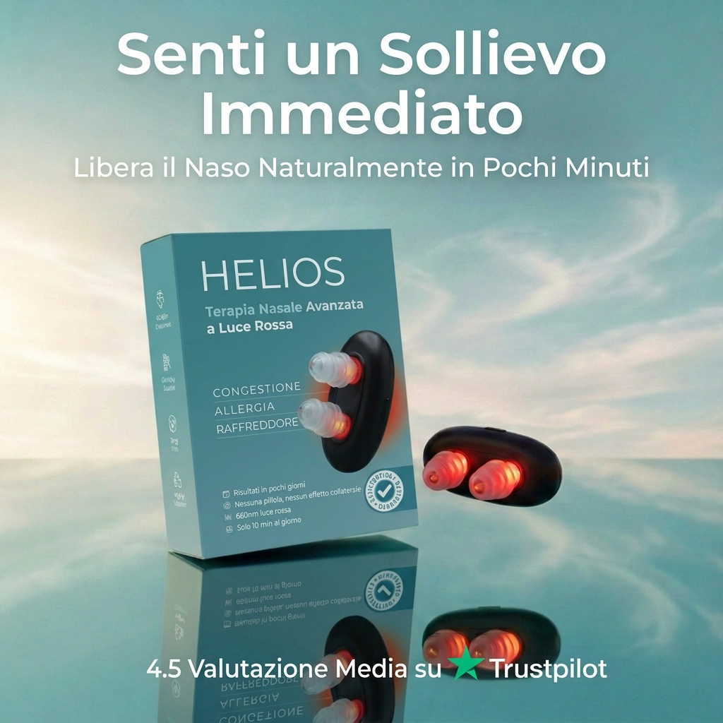 Helios Breathe™ — Terapia Nasale a Luce Rossa