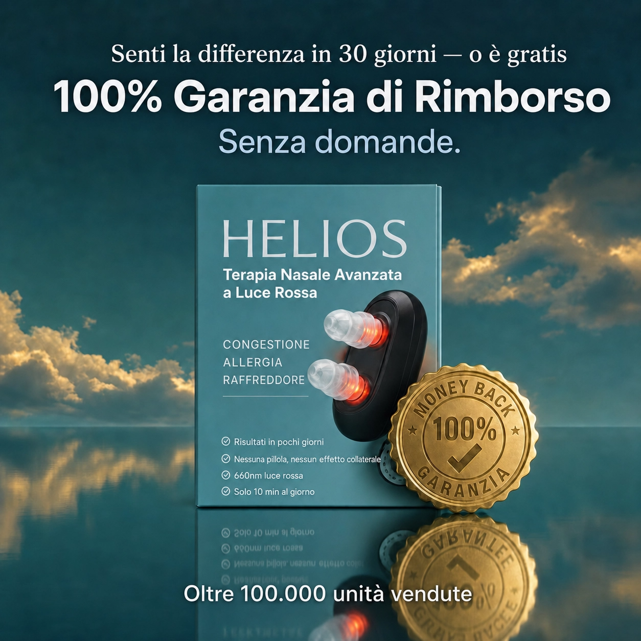 Helios Breathe™ — Terapia Nasale a Luce Rossa